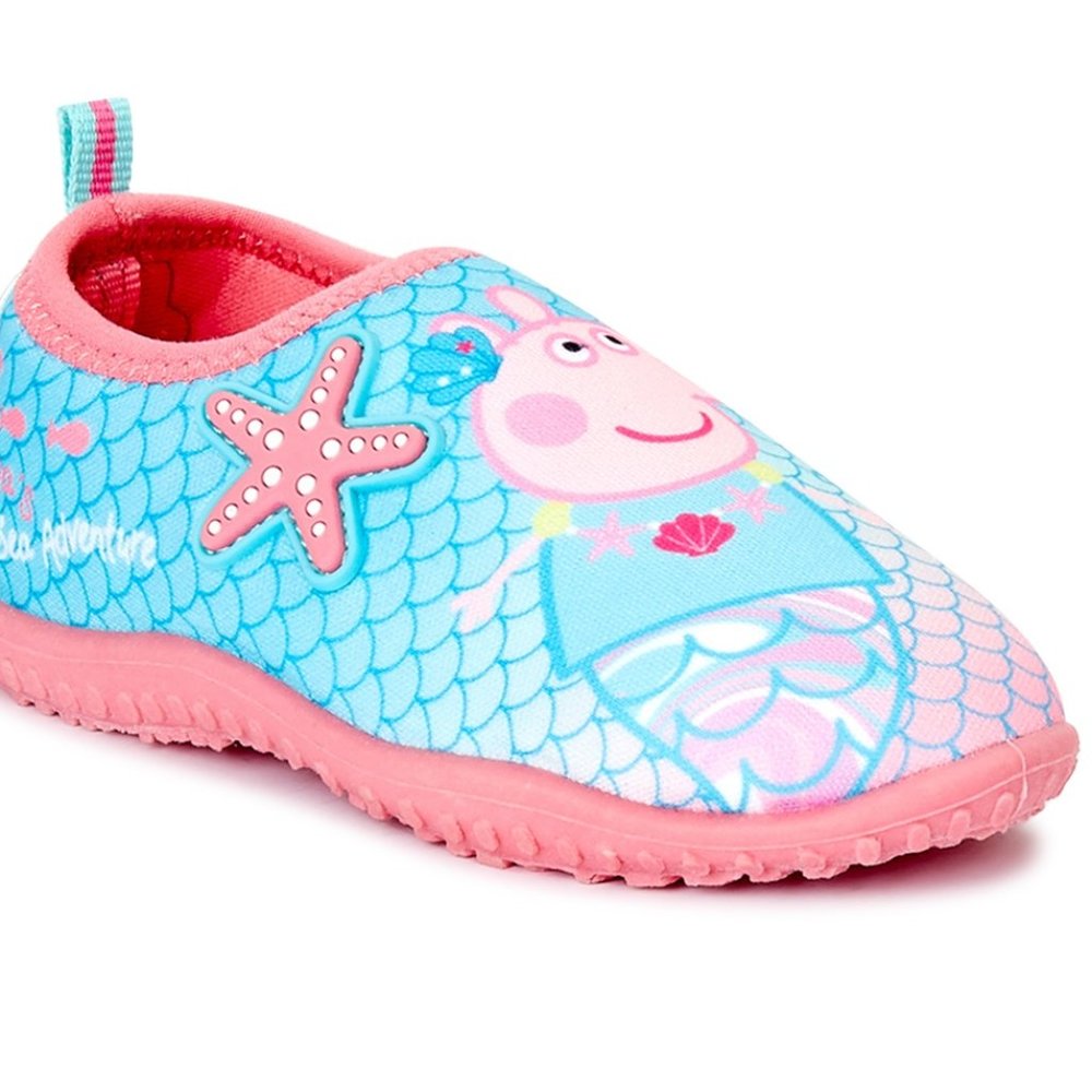 Peppa Pig Kids Water Shoes Blue Pink